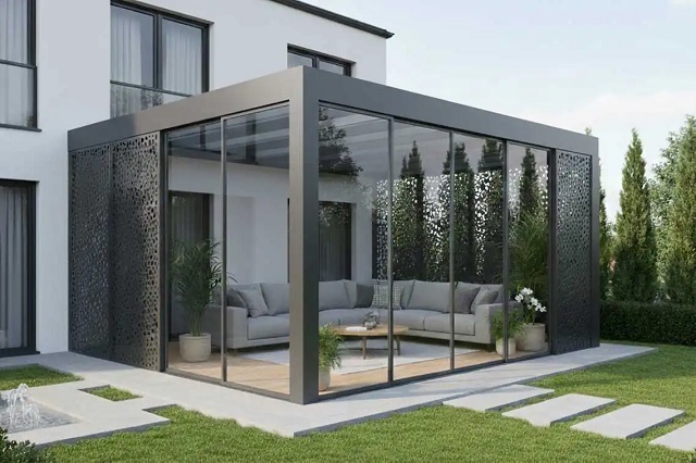 pergola k domu 1
